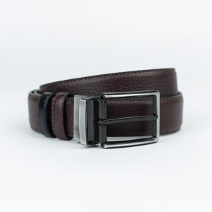 کمربند چرم دورو