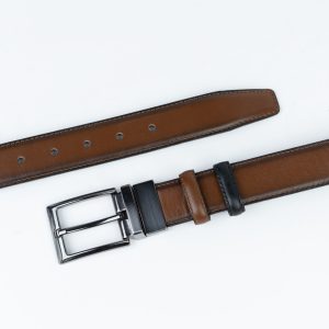 کمربند چرم دورو